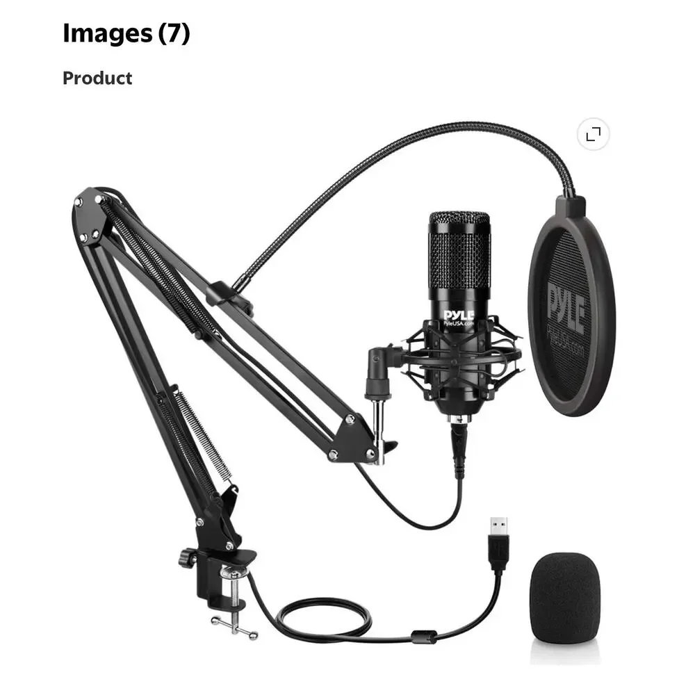 PYLE Professional USB PODCAST Microphone Kit
